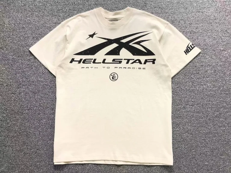 HELLSTAR White Black Hellstar Sports Logo T-Shirt - alternate angle