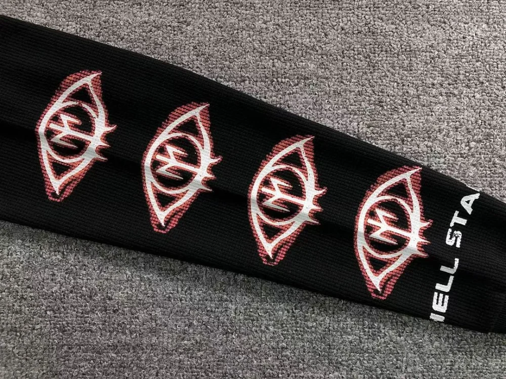 HELLSTAR Black Red Cosmic Eye Pyramid Long Sleeve - second colorway